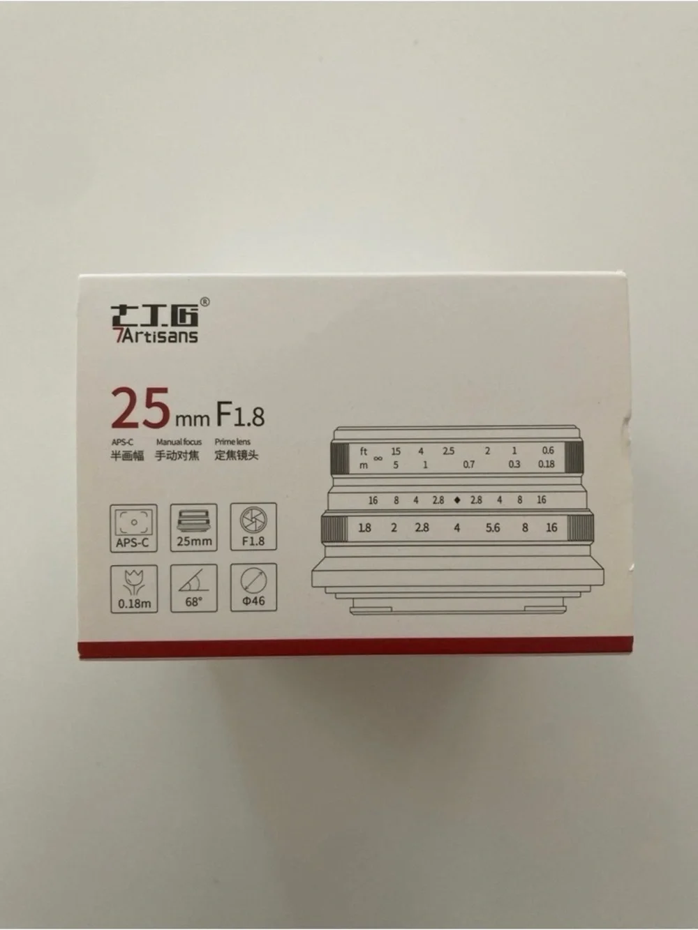 7artisans 25mm 1.8 Manual Focus Lens Fujifilm FX mount